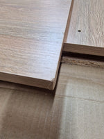 Home Jenson Double Pedestal Dressing Table Oak Effect (B GRADE)
