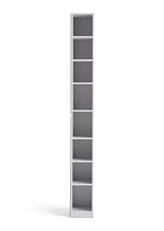 Prime Mirrored Narrow Tallboy - White