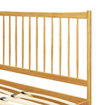 Chiltern Spindle Kingsize Wooden Bed Frame - Oak | Contemporary Interior Design