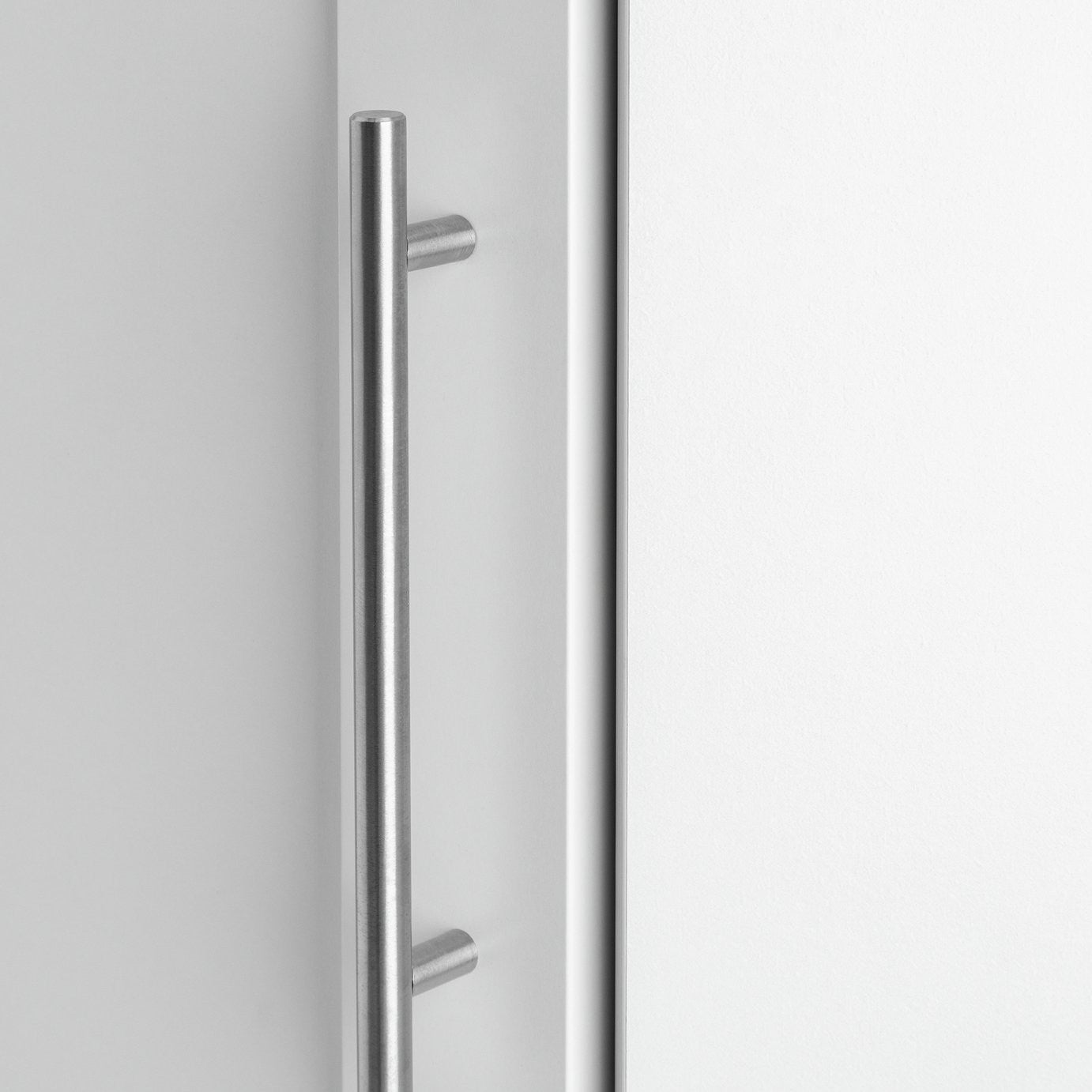 Munich Panelled Corner 1 Door Wardrobe - White ( B GRADE)