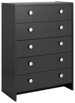 Seville 5 Chest of Drawer - Anthracite (B GRADE)