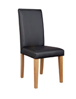 Home Pair of Midback Dining Chairs - Black | Set of 2 dining chairs