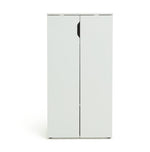 Pod 2 Door Short Wardrobe - White | Clean Minimalist Aesthetic