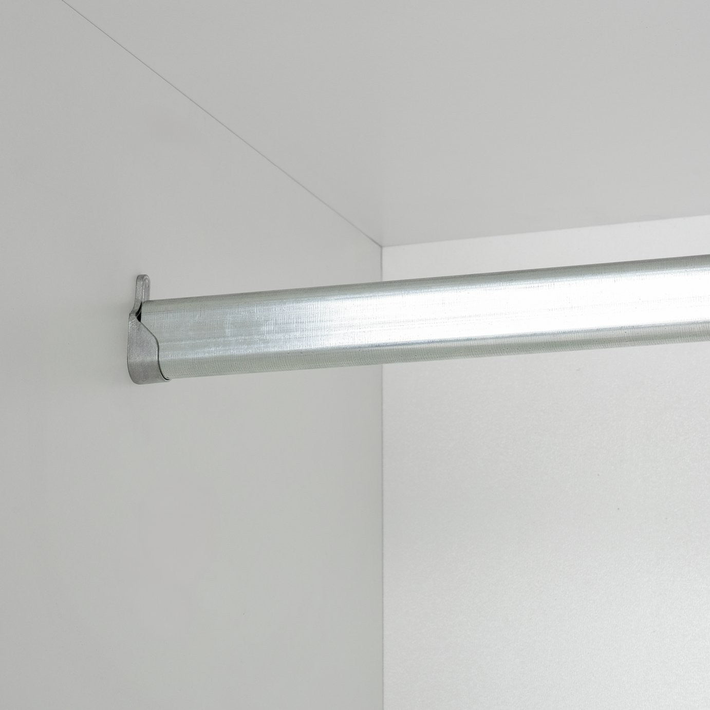 Zeke 2 Door Wardrobe - White | Bright Minimalist Styling