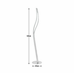 Sophia LED Floor Lamp - Chrome