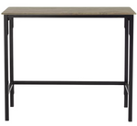 Bolitzo Bar Set & 2 Stools - Oak & Black