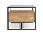 Nomad Oak Veneer Coffee Table - Natural | Stylish Lounge Centerpiece