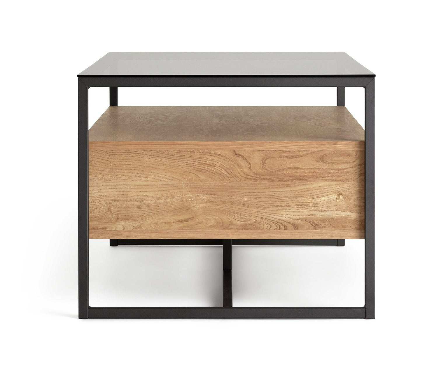 Nomad Oak Veneer Coffee Table - Natural | Stylish Lounge Centerpiece