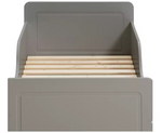 Brooklyn Toddler Bed With Drawer - Grey | Kids Bed, Storage, Low Frame
