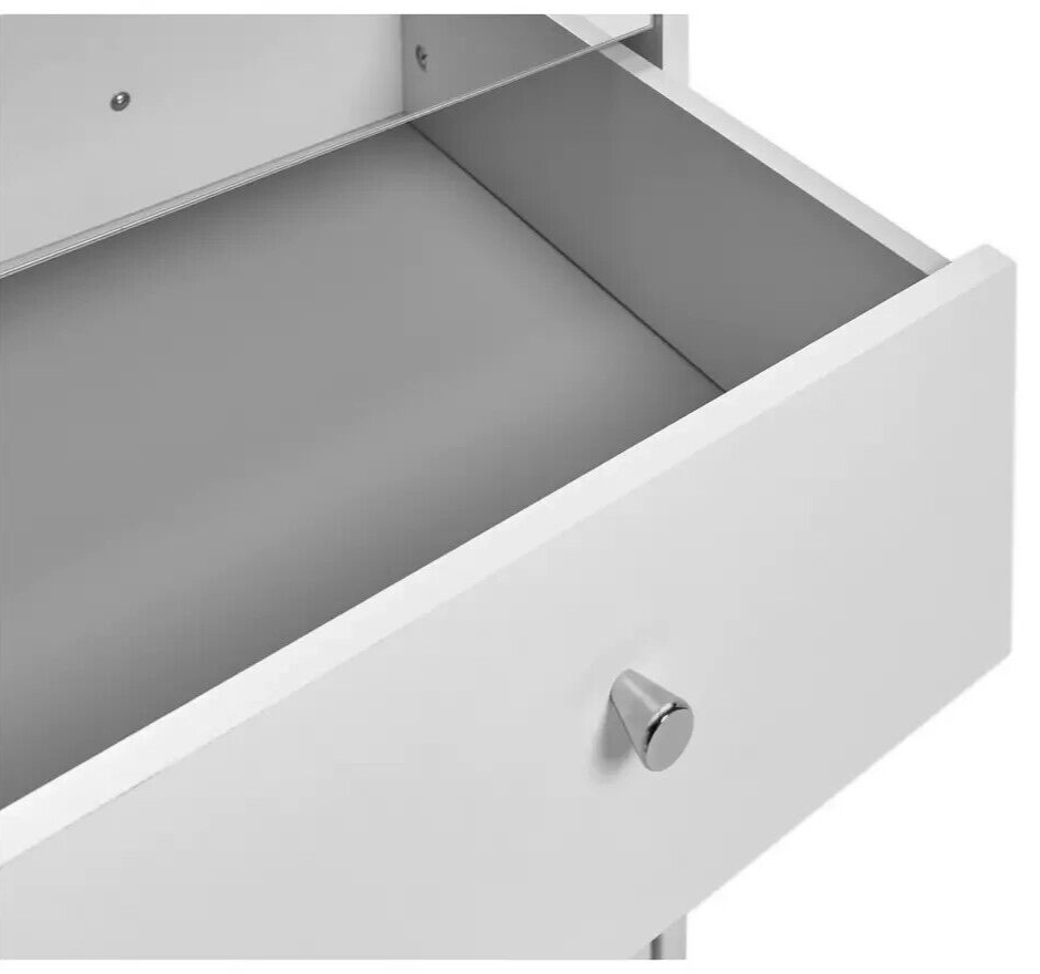 Malibu 2 Door 2 Drawer Wardrobe - White (B GRADE 1095.)