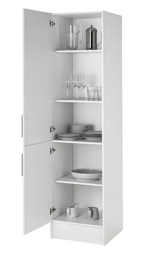 Home Athina 500mm Fitted Kitchen Tall Unit - White ( B Grade )