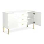 Home Kyler 2 Door 3 Drawer Sideboard - White