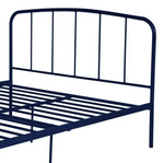 Freja Double Metal Bed Frame - Blue