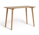 Axel Desk Oak | Modern Home Office Computer Work Study Table Furniture