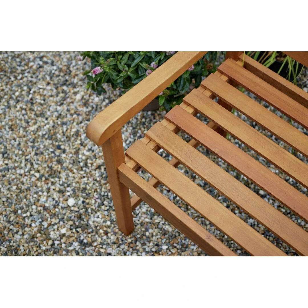 Henrietta 3 Seater Wooden Garden Bench ( B Grade 12359)