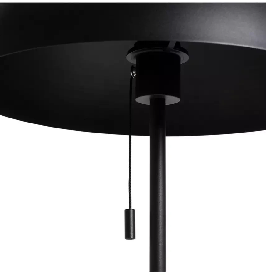 Modern Mushroom Floor Lamp - Black | Modern Standing Floor Light Home Lighting
