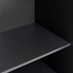 Home Nova 2 Door Sliding Wardrobe - Anthracite | Modern Grey Storage Unit