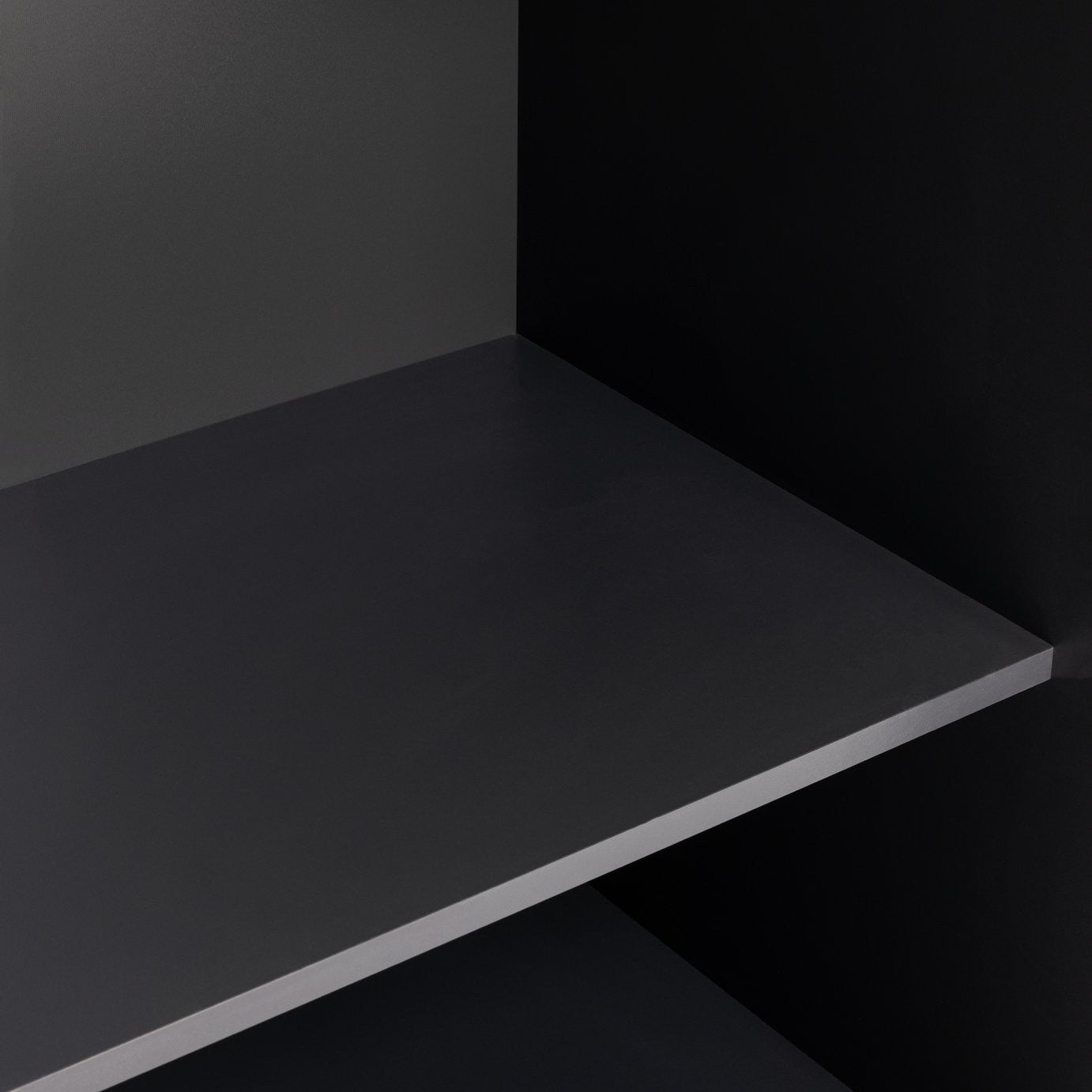 Home Nova 2 Door Sliding Wardrobe - Anthracite | Modern Grey Storage Unit