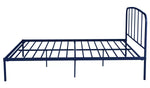 Freja Double Metal Bed Frame - Blue