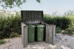 Toomax Storaway 842L Wood Effect Garden Storage Shed - Grey