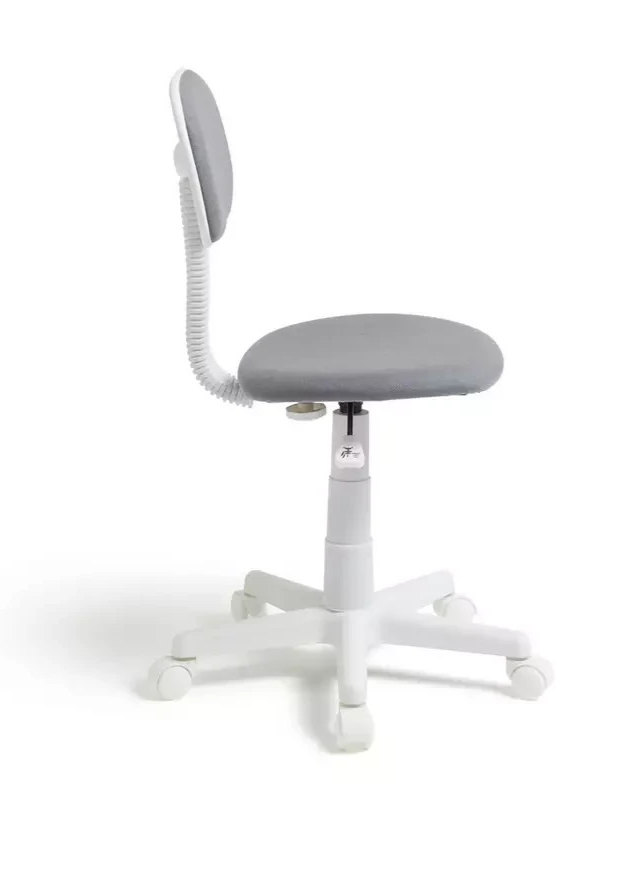 Home Fabric Office Chair Grey | Swivel Office Desk Chair Furniture