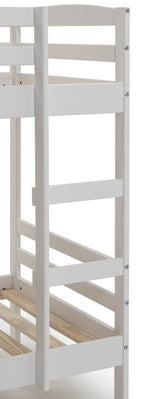 Josie Shorty Bunk Bed Frame - White | Multi Level Sleeping Setup