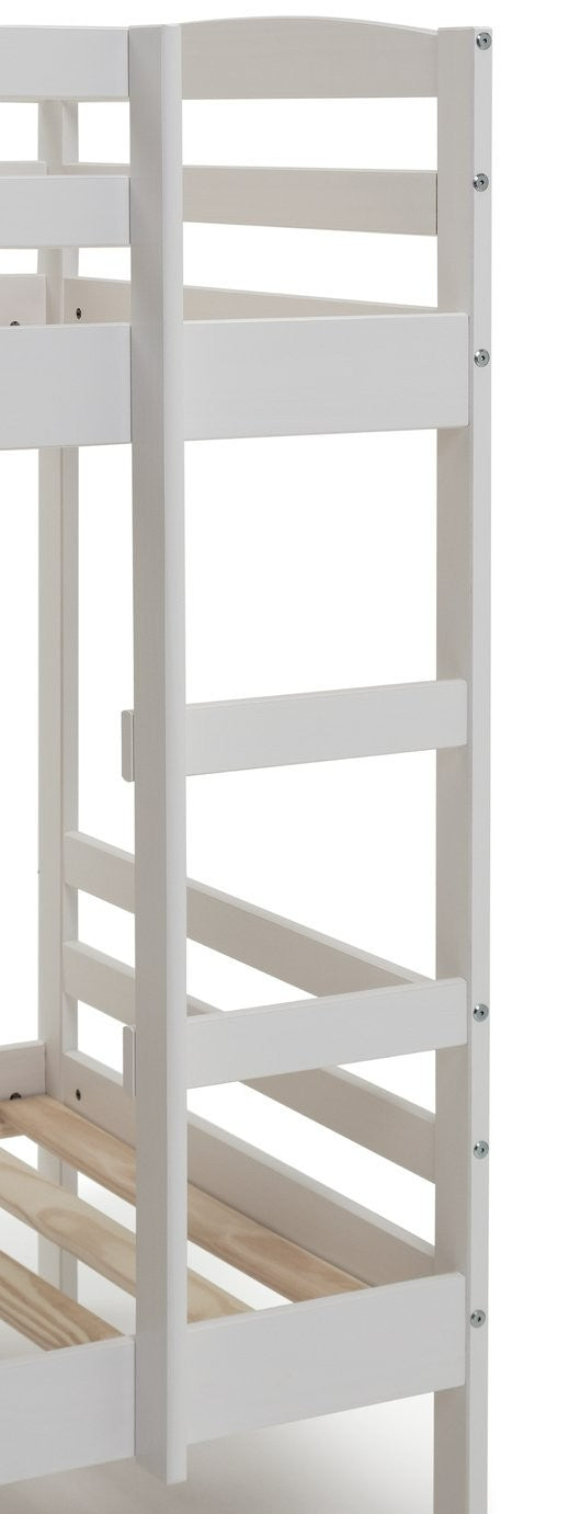Josie Shorty Bunk Bed Frame - White | Multi Level Sleeping Setup
