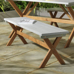 Habitat Richmond set of 2 benches - Grey
