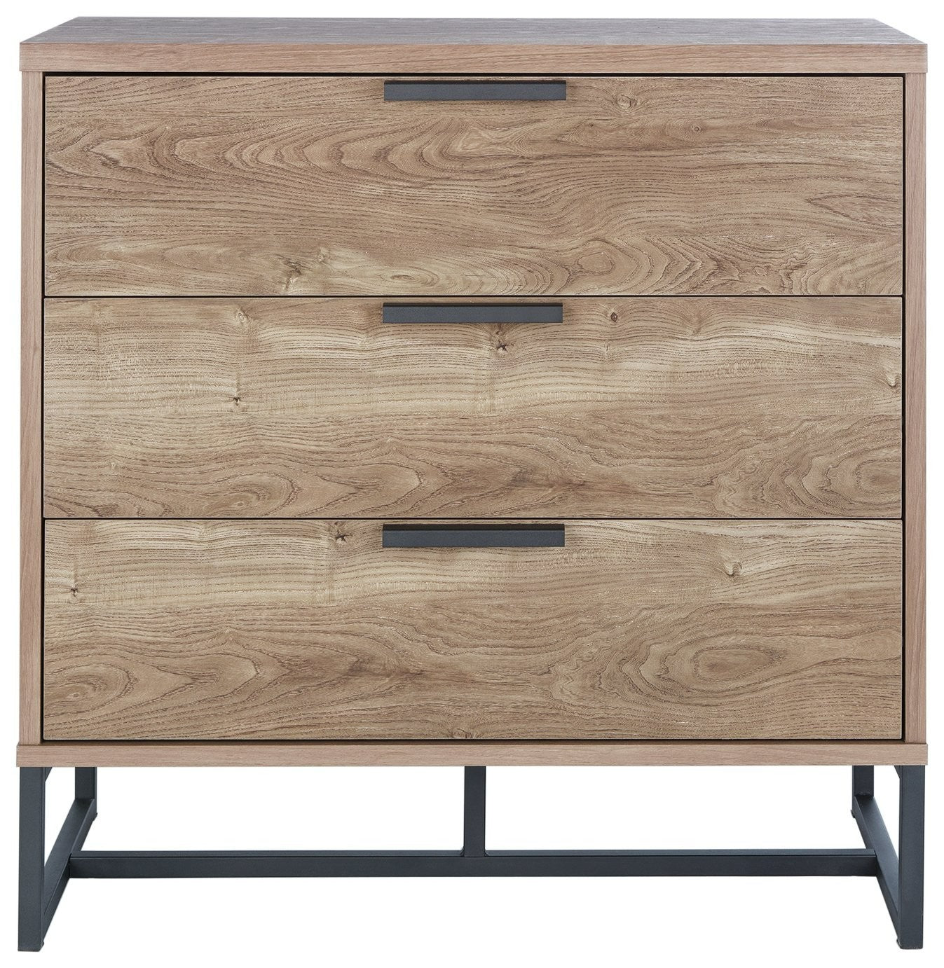 Nomad 3 Drawer Chest - Oak Effect | Organized Clothing Space