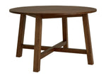 Trieste Round 4 Seater Dining Table - Walnut | Stylish wooden dining table