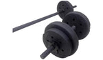 Opti Vinyl Dumbbell and Barbell Set 25kg | Strength Training Weights Home Gym