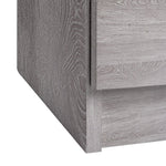 Brisbane 3 Drawer Bedside â€“ Grey Oak