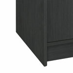 Home Malibu 4 Door 3 Drawer Wardrobe - Black Oak Eff | Combination wardrobe