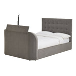 Bentley Kingsize 2.1 Sound TV Ottoman Bed - Grey | Bed with Sound System