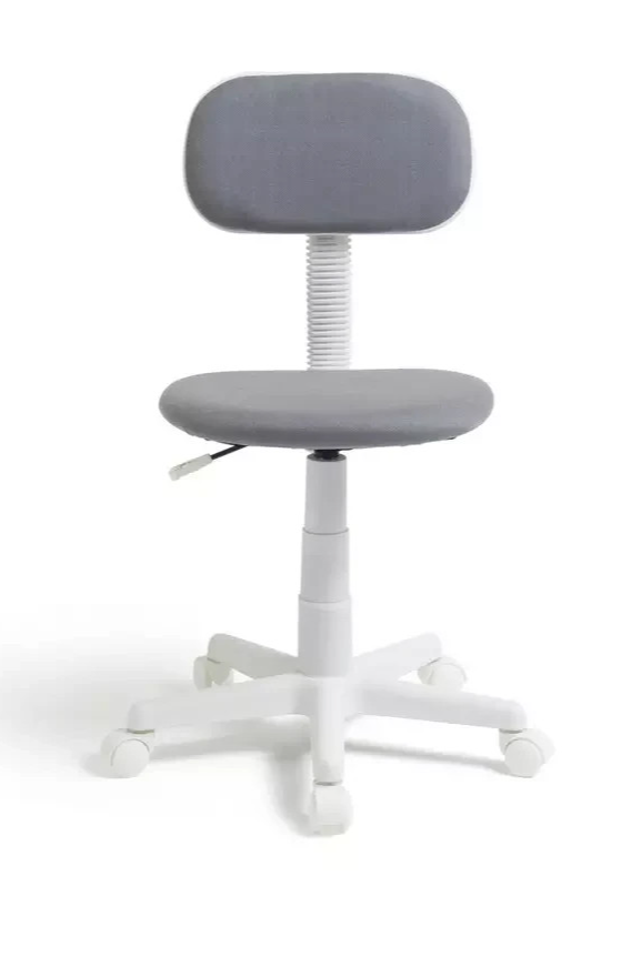 Home Fabric Office Chair Grey | Swivel Office Desk Chair Furniture
