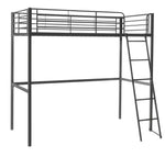 Home Riley High Sleeper Metal Bed Frame - Black