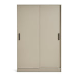 Home Nova 2 Door Sliding Wardrobe - Beige | Modern sliding door closet