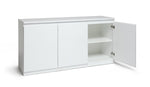Home Jenson 3 Door Sideboard - White Gloss | Modern Storage Cabinet