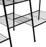 Kevin Triple Clothes Rail Black | Heavy Duty Garment Hanging Rail Clothes Storag
