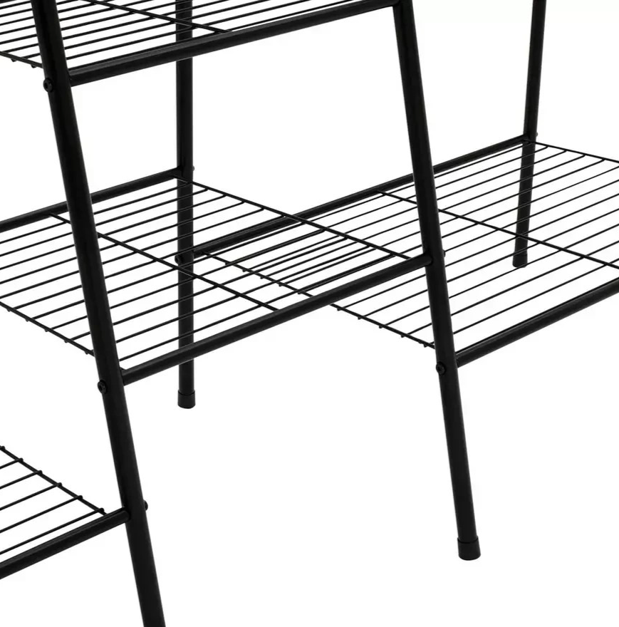 Kevin Triple Clothes Rail Black | Heavy Duty Garment Hanging Rail Clothes Storag