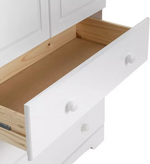 Nordic 2 Door 3 Drawer Wardrobe - White (B Grade)
