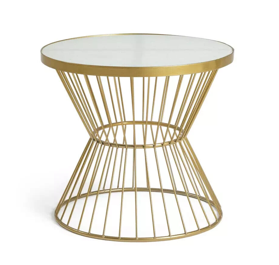 Habitat Huxley Coffee Table - Brass