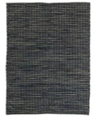 Leonardo Flatweave Wool Rug - Navy Blue - 170x240cm | Modern Living Room Rug