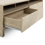 Fynn 2 Drawer TV Unit - Oak | Contemporary Media Furniture