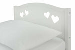 Mia Single Bed Frame - White | Bedroom Furniture for Kids or Guest Room Sleep