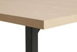 Zayn Wood Effect Dining Table - Natural