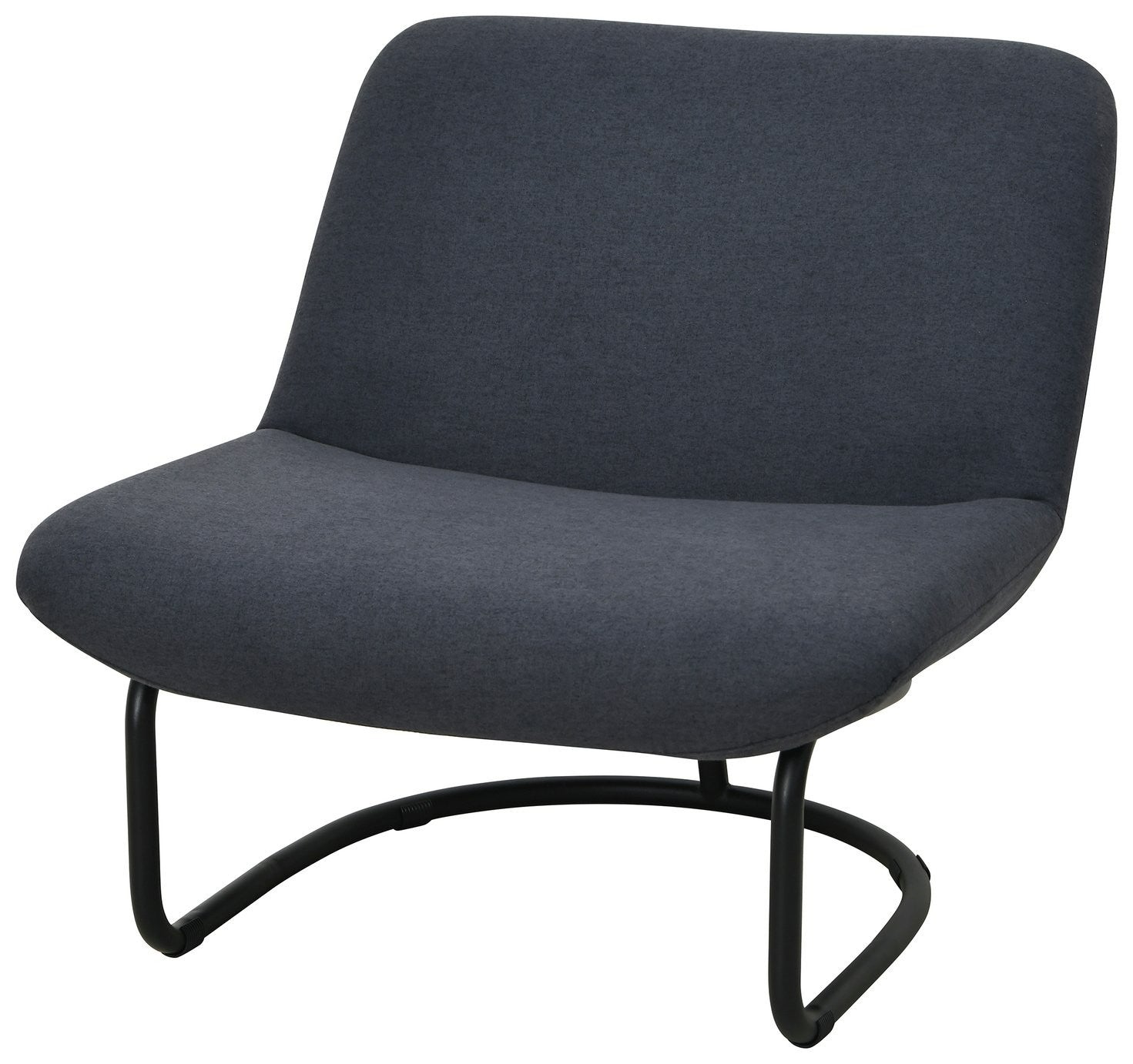 Oskar Fabric Accent Chair - Grey | Modern accent chair