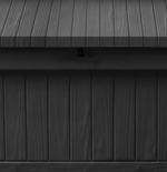 Keter Eden Bench 265L Outdoor Garden Storage Box - Grey