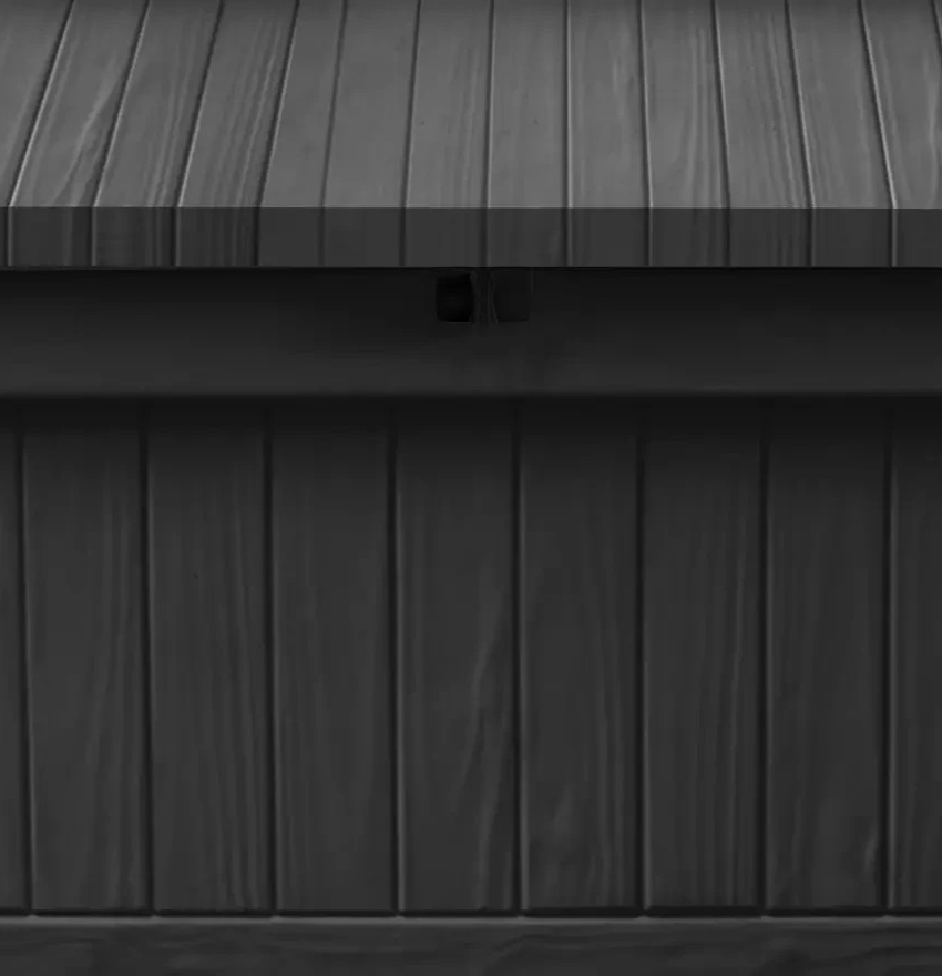 Keter Eden Bench 265L Outdoor Garden Storage Box - Grey