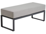 Colmar 8 Seater Space Saving Metal Patio Set-Grey (B GRADE)